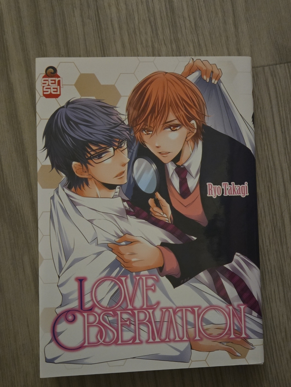 Love Observation Manga by Ryo Takagi — White, Pink, Black Cover